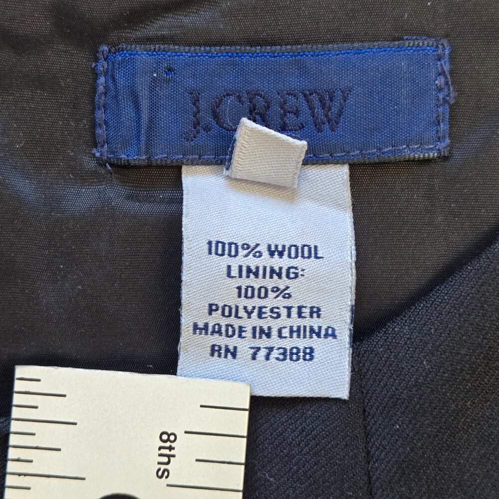 NWOT J. Crew 100% Wool Sheath Dress - Picture 2 of 13